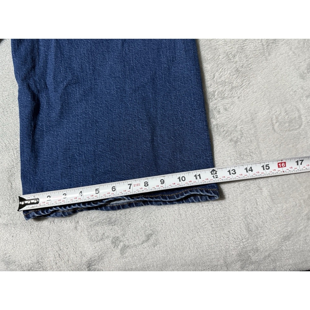 Universal Thread Jeans Womens 16 Blue High Rise Sailor Wide Leg Denim 36x27.5 - Picture 2 of 10